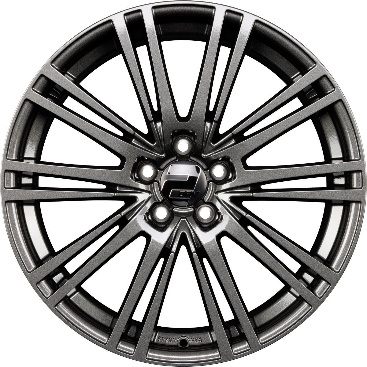 2DRV WH18 dark gunmetal lackiert Alufelge 9x20 Zoll ET33 LK 5x112 ML66.6 – Bild 5