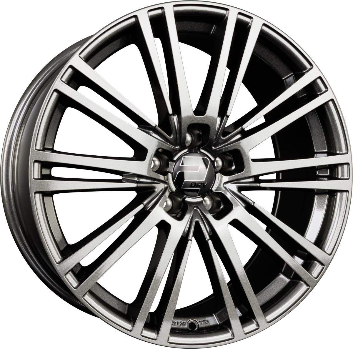 2DRV WH18 dark gunmetal lackiert Alufelge 9x20 Zoll ET33 LK 5x112 ML66.6 – Bild 6