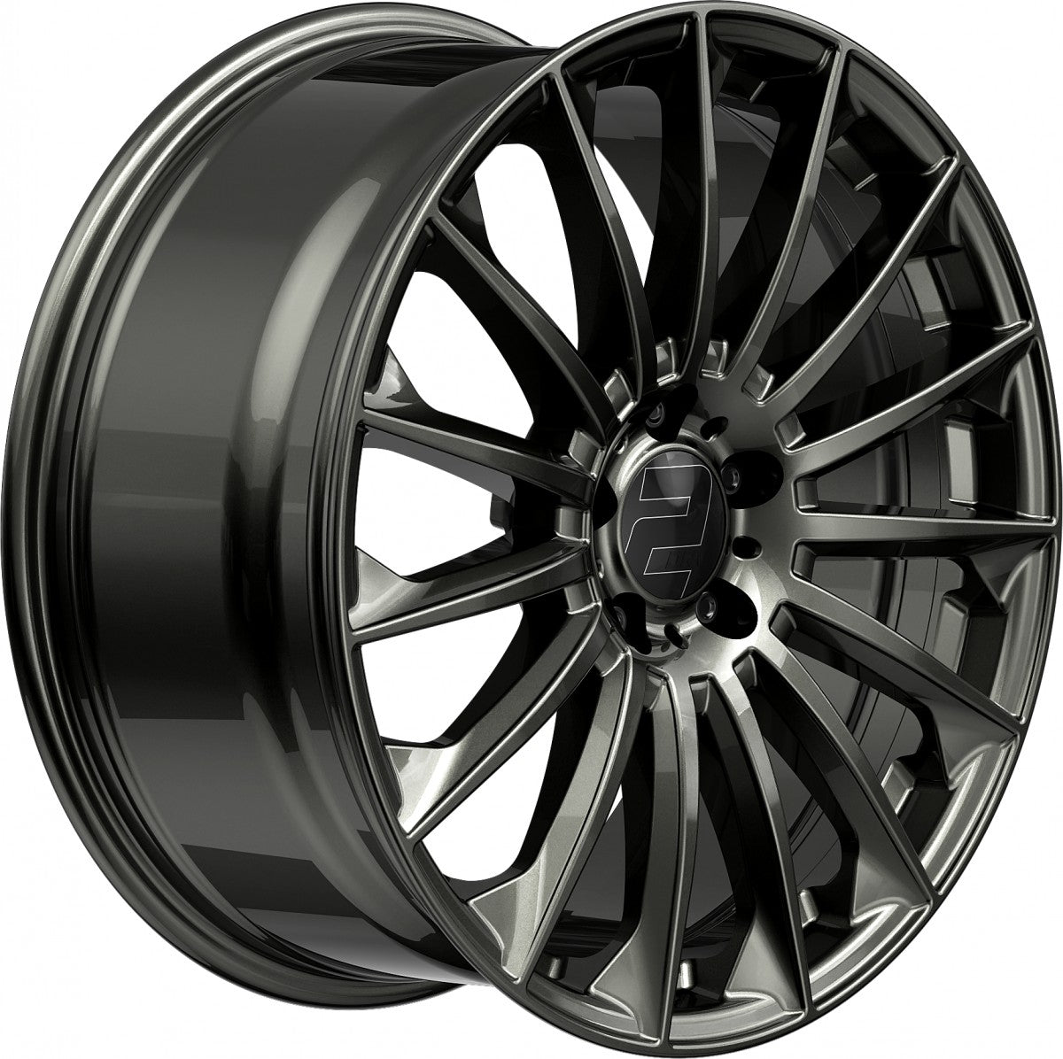 2DRV WH39 dark gunmetal lackiert 8.5x19 ET35 - LK5/112 ML66.6