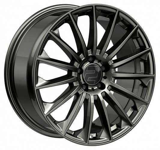 2DRV WH39 dark gunmetal lackiert Alufelge 9.5x22 Zoll ET20 LK 5x112 ML66.6