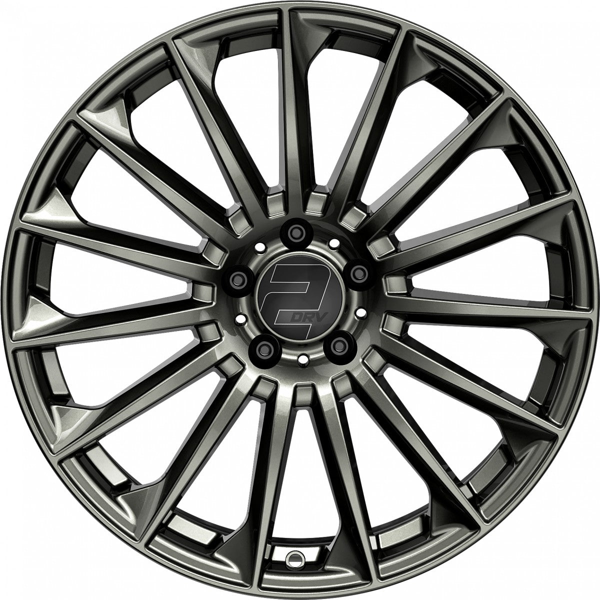 2DRV WH39 dark gunmetal lackiert 9.5x22 ET30 - LK5/112 ML66.6