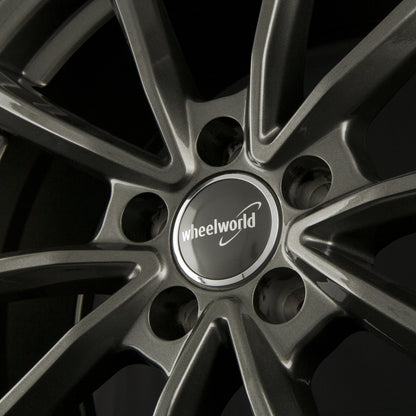 2DRV by WHEELWORLD WH28 Dark Gunmetal Glänzend Lackiert (DGM+) Alufelge 7.5x17 Zoll ET45 LK 5x114.3 ML72.6 – Bild 4
