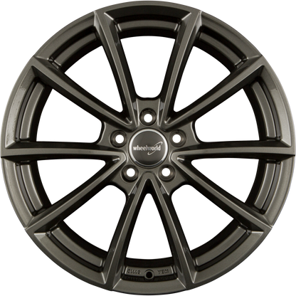 2DRV by WHEELWORLD WH28 Dark Gunmetal Glänzend Lackiert (DGM+) Alufelge 8x19 Zoll ET35 LK 5x112 ML66.6