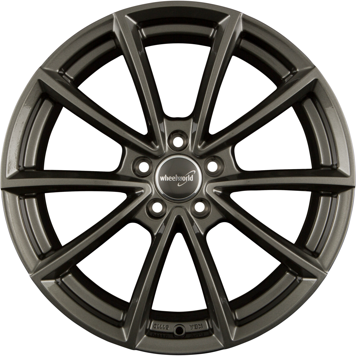 2DRV by WHEELWORLD WH28 Dark Gunmetal Glänzend Lackiert (DGM+) Alufelge 8x19 Zoll ET42 LK 5x120 ML72.6