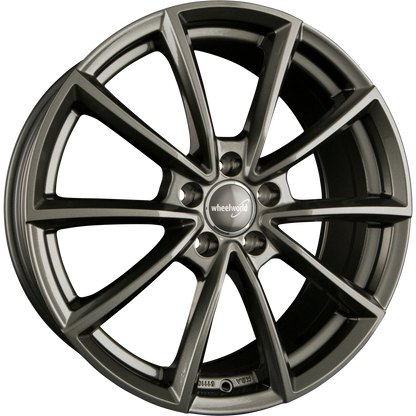 2DRV by WHEELWORLD WH28 Dark Gunmetal Glänzend Lackiert (DGM+) Alufelge 8x19 Zoll ET42 LK 5x120 ML72.6 – Bild 2