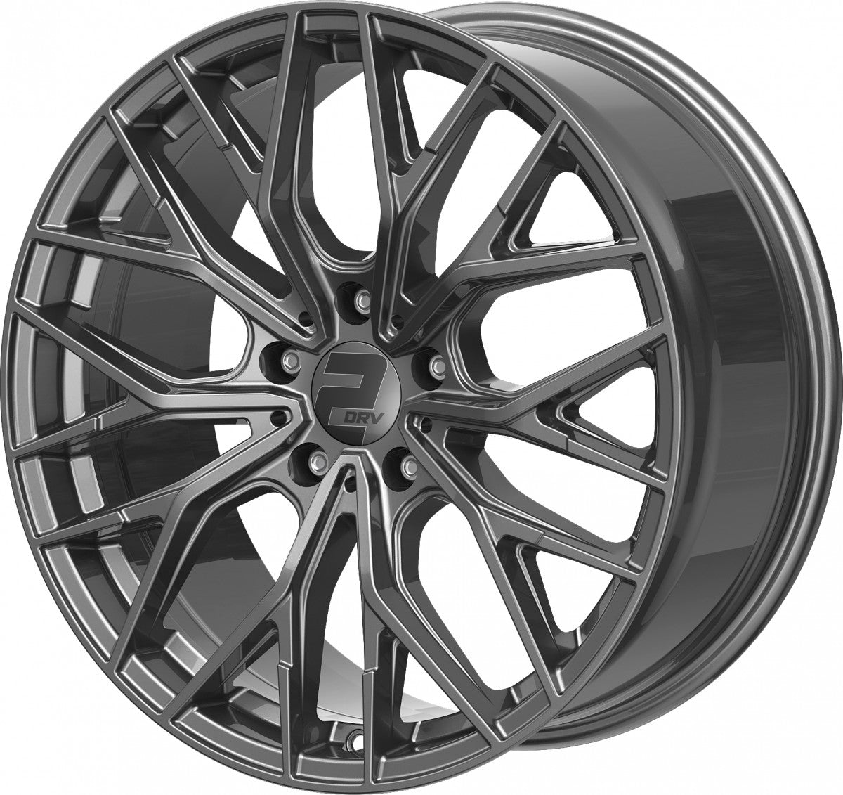 2DRV WH37 daytona grau lackiert Alufelge 8.5x19 Zoll ET40 LK 5x112 ML66.6 – Bild 7