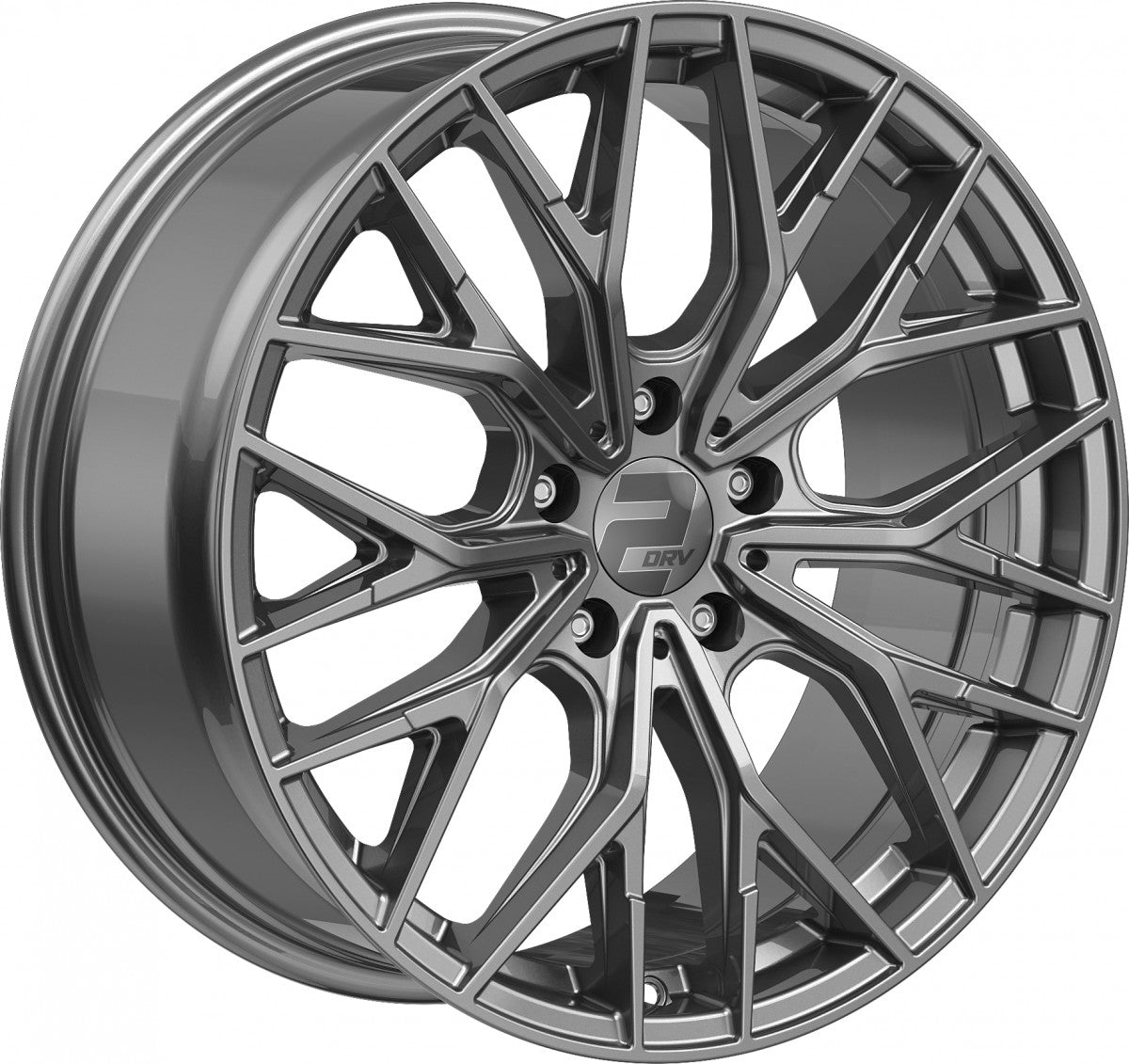 2DRV WH37 daytona grau lackiert 8.5x19 ET46 - LK5/114.3 ML72.6