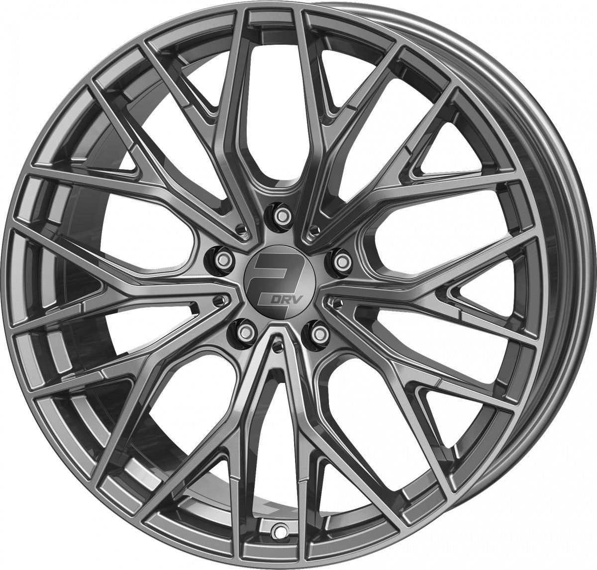 2DRV WH37 daytona grau lackiert 8.5x19 ET46 - LK5/114.3 ML72.6