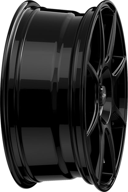 Axxion X2 schwarz glänzend lackiert Alufelge 6.5x16 Zoll ET42 LK 5x100 ML63.4 – Bild 6