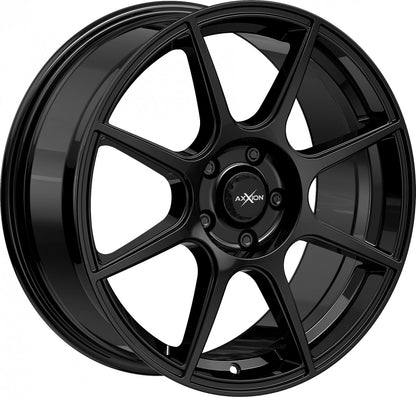 Axxion X2 schwarz glänzend lackiert Alufelge 6.5x16 Zoll ET42 LK 5x108 ML72.6 – Bild 3
