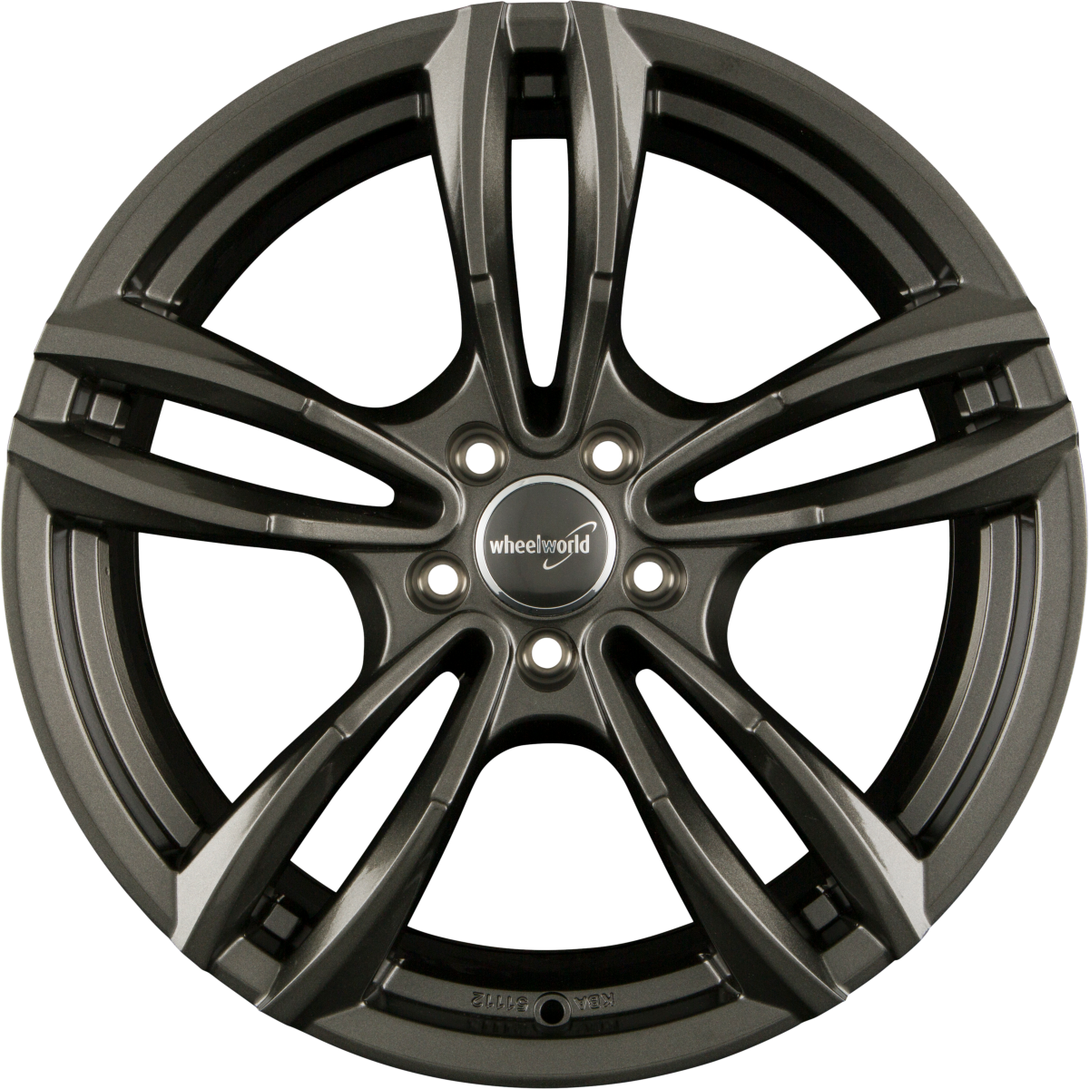 2DRV WH29 dark gunmetal lackiert Alufelge 8.5x19 Zoll ET30 LK 5x112 ML66.6 – Bild 3