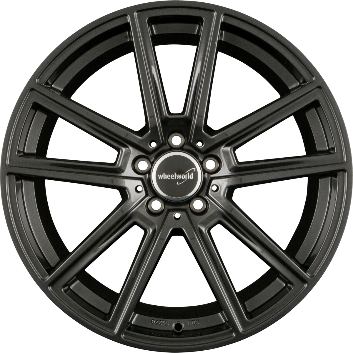 2DRV by WHEELWORLD WH30 Dark Gunmetal Glänzend (DGM+) Alufelge 8x18 Zoll ET35 LK 5x112 ML66.6