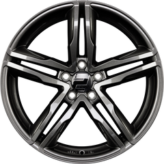 2DRV WH11 dark gunmetal lackiert Alufelge 7.5x17 Zoll ET28 LK 5x112 ML66.6