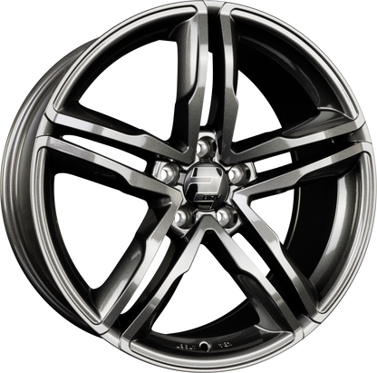 2DRV WH11 dark gunmetal lackiert Alufelge 8x18 Zoll ET45 LK 5x112 ML66.6 – Bild 5