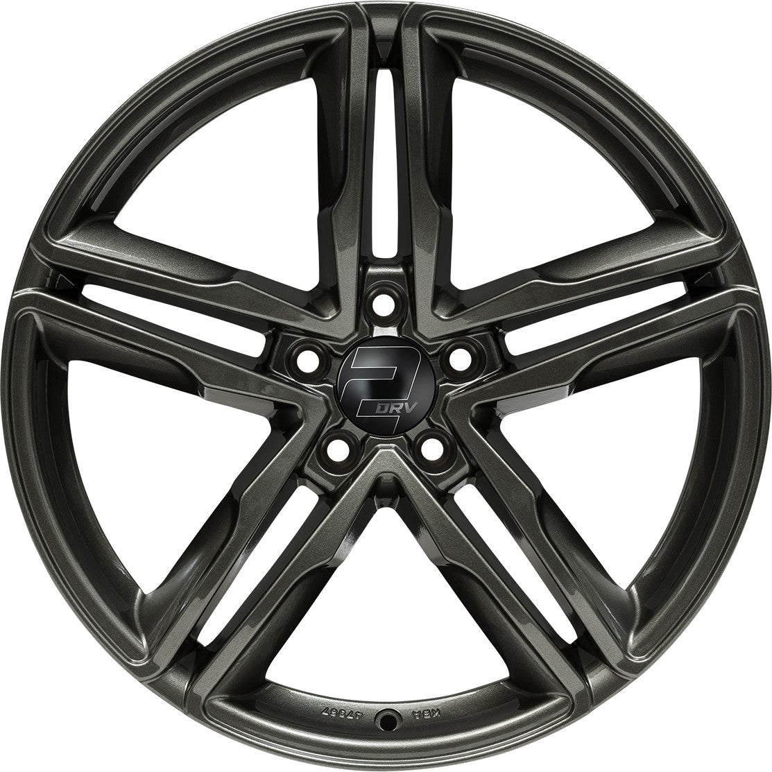 2DRV WH11 dark gunmetal lackiert 8x18 ET45 - LK5/112 ML66.6