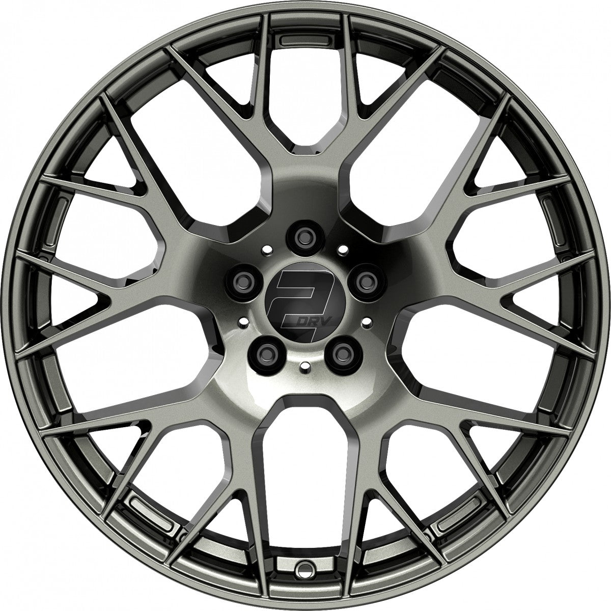 2DRV WH47 dark gunmetal lackiert Alufelge 8.5x19 Zoll ET30 LK 5x112 ML66.6 – Bild 2