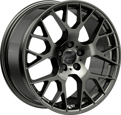 2DRV WH47 dark gunmetal lackiert Alufelge 8.5x19 Zoll ET30 LK 5x112 ML66.6 – Bild 3
