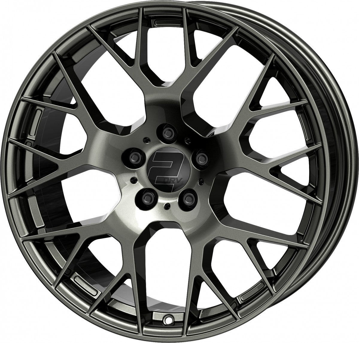 2DRV WH47 dark gunmetal lackiert Alufelge 8.5x19 Zoll ET30 LK 5x112 ML66.6 – Bild 7