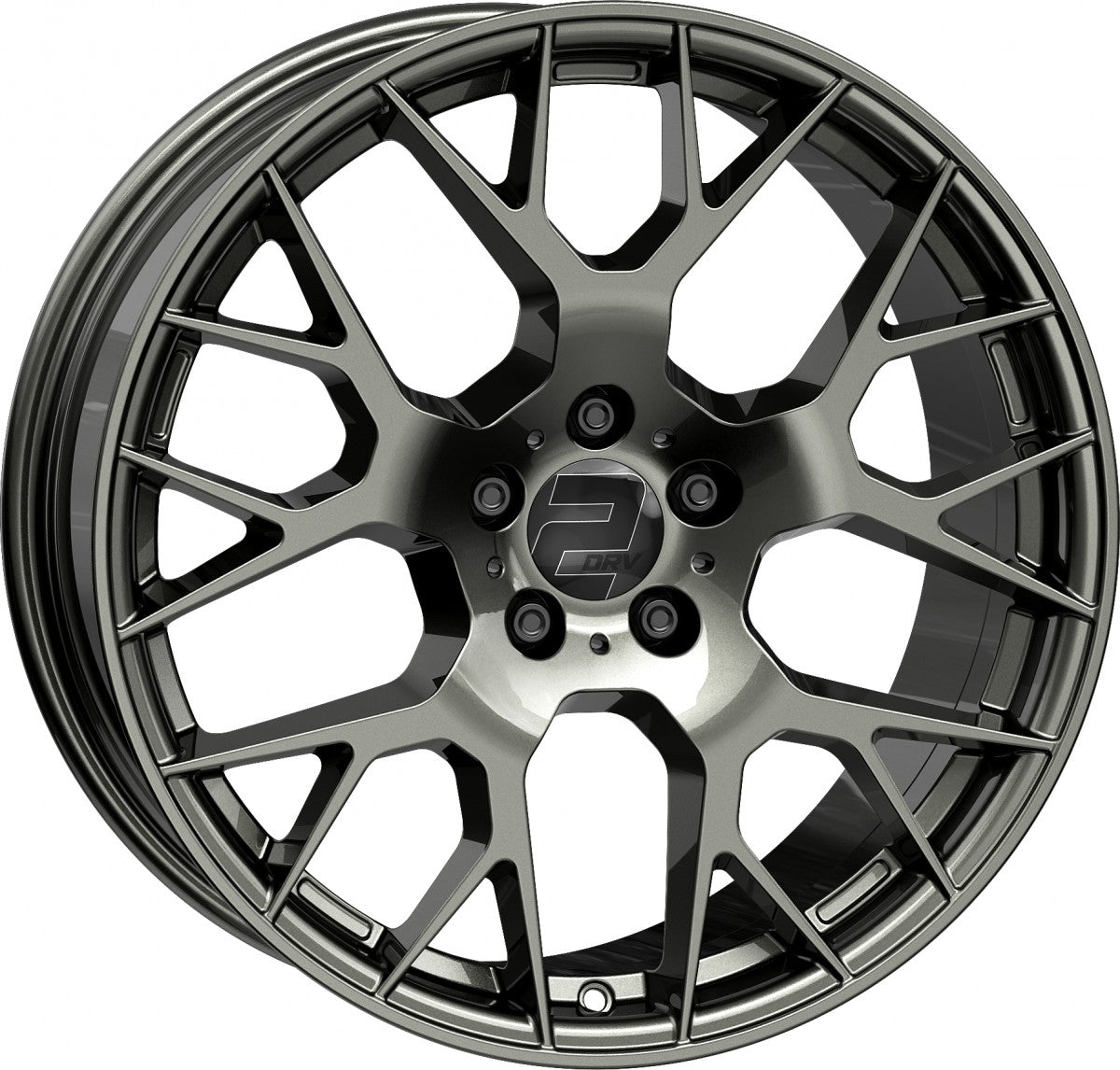 2DRV WH47 dark gunmetal lackiert Alufelge 8.5x19 Zoll ET40 LK 5x112 ML66.6