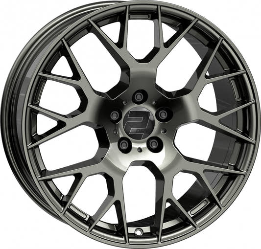 2DRV WH47 dark gunmetal lackiert Alufelge 9x20 Zoll ET30 LK 5x112 ML66.6