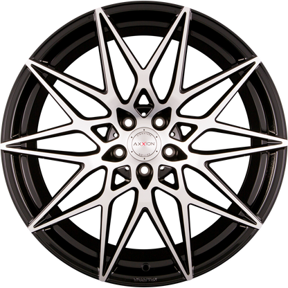 Axxion AX9 Competition Schwarz Hochglanzpoliert (SP+) Alufelge 9x20 Zoll ET35 LK 5x112 ML66.6
