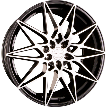 Axxion AX9 Competition Schwarz Hochglanzpoliert (SP+) Alufelge 9x20 Zoll ET35 LK 5x112 ML66.6 – Bild 2