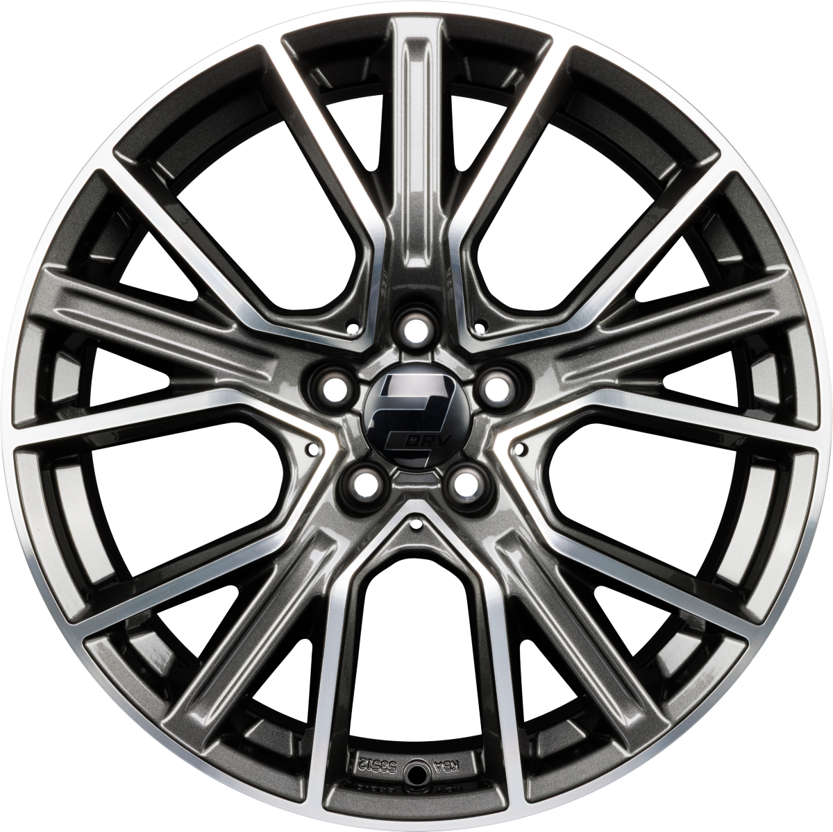2DRV WH34 dark gunmetal hochglanzpoliert Alufelge 9x21 Zoll ET30 LK 5x112 ML66.6 – Bild 3