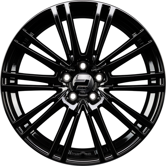 2DRV by WHEELWORLD WH18 Schwarz Glänzend Lackiert (SW+) Alufelge 9x20 Zoll ET33 LK 5x112 ML66.6