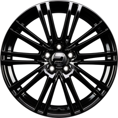 2DRV by WHEELWORLD WH18 Schwarz Glänzend Lackiert (SW+) Alufelge 9x20 Zoll ET33 LK 5x112 ML66.6