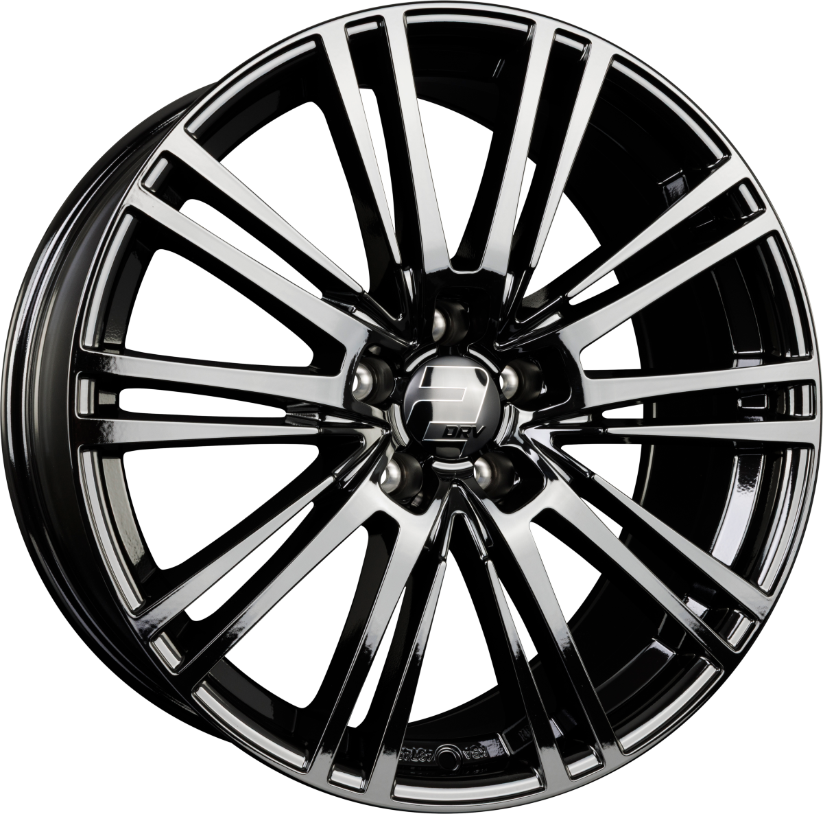 2DRV by WHEELWORLD WH18 Schwarz Glänzend Lackiert (SW+) Alufelge 9x20 Zoll ET33 LK 5x112 ML66.6 – Bild 2