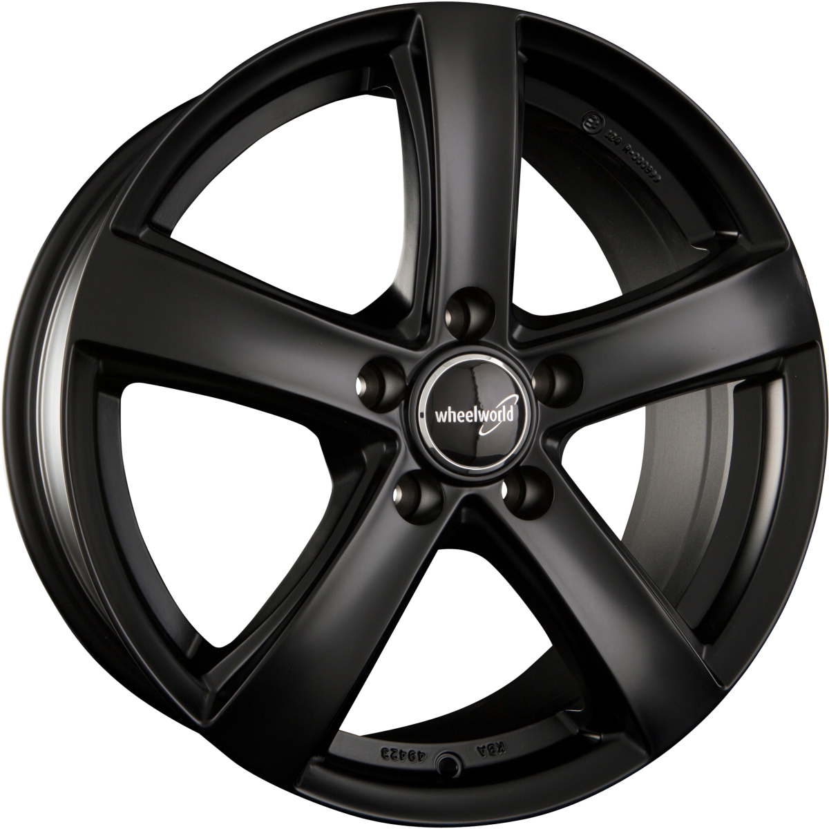 2DRV by WHEELWORLD WH24 Mattschwarz Lackiert (SW) Alufelge 8x18 Zoll ET50 LK 5x120 ML65.1 – Bild 2