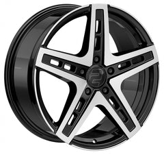 2DRV WH38 schwarz hochglanzpoliert Alufelge 9.5x22 Zoll ET40 LK 5x108 ML72.6
