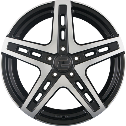 2DRV by WHEELWORLD WH38 Schwarz Hochglanzpoliert (SP+) Alufelge 9.5x22 Zoll ET42 LK 5x120 ML72.6