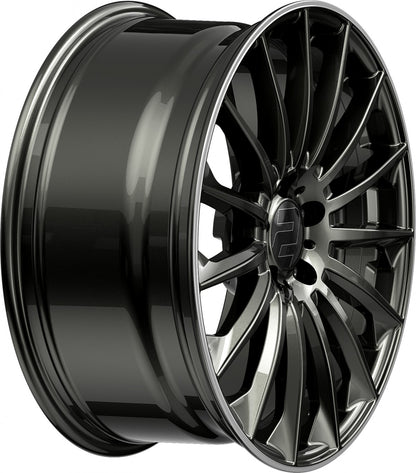 2DRV WH39 dark gunmetal lackiert mit hochglanzpoliertem Felgenbett 9x20 ET35 - LK5/112 ML66.6
