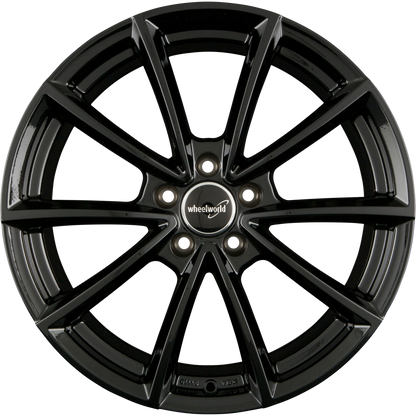 2DRV by WHEELWORLD WH28 Schwarz Glanz Lackiert (SW+) Alufelge 9x20 Zoll ET33 LK 5x112 ML66.6