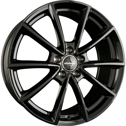 2DRV by WHEELWORLD WH28 Schwarz Glanz Lackiert (SW+) Alufelge 9x20 Zoll ET33 LK 5x112 ML66.6 – Bild 2
