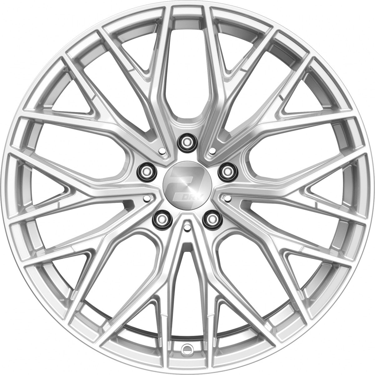 2DRV WH37 race silber lackiert 8.5x20 ET48 - LK5/108 ML63.4