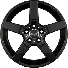 2DRV by WHEELWORLD WH31 Schwarz Glänzend Lackiert (SW+) Alufelge 8x18 Zoll ET30 LK 5x120 ML72.6
