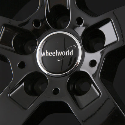 2DRV by WHEELWORLD WH31 Schwarz Glänzend Lackiert (SW+) Alufelge 8x18 Zoll ET30 LK 5x120 ML72.6 – Bild 4
