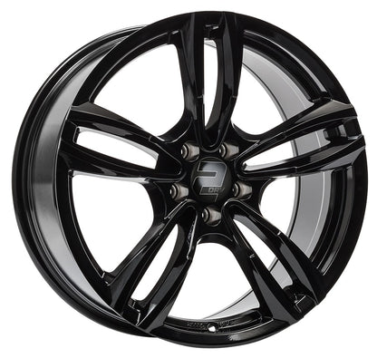 2DRV WH29 schwarz glänzend lackiert 7.5x17 ET43 - LK5/120 ML72.6