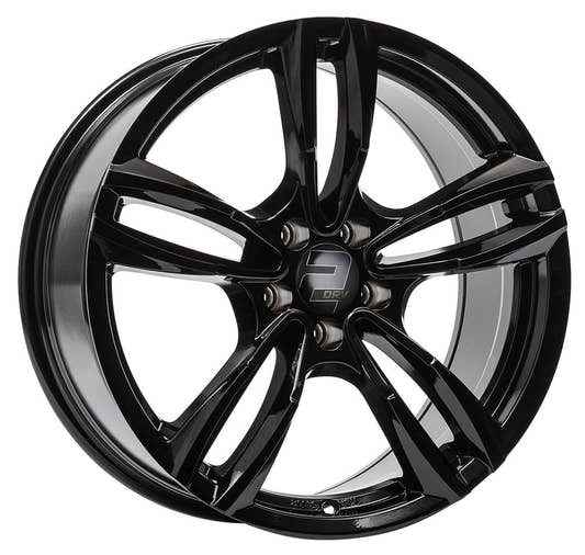 2DRV WH29 schwarz glänzend lackiert 8.5x19 ET30 - LK5/112 ML66.6