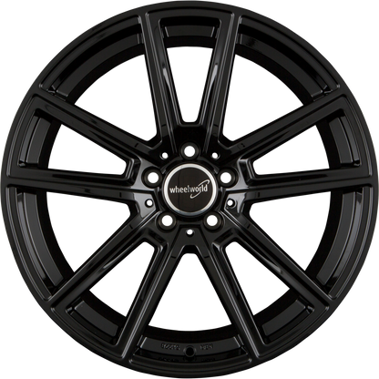 2DRV by WHEELWORLD WH30 Schwarz Glanz Lackiert (SW+) Alufelge 7.5x17 Zoll ET45 LK 5x112 ML66.6
