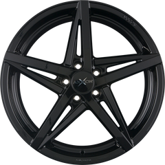 Axxion AX10 Schwarz Glänzend Lackiert (SW+) Alufelge 7.5x17 Zoll ET30 LK 5x112 ML66.6