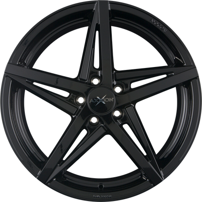 Axxion AX10 Schwarz Glänzend Lackiert (SW+) Alufelge 7.5x17 Zoll ET30 LK 5x112 ML66.6