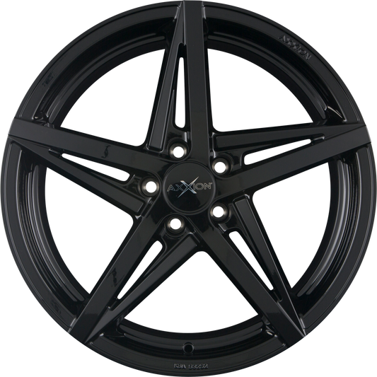 Axxion AX10 Schwarz Glänzend Lackiert (SW+) Alufelge 8.5x20 Zoll ET30 LK 5x112 ML66.6