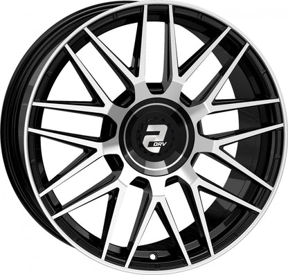 2DRV WH43 schwarz hochglanzpoliert 8.5x20 ET30 - LK5/112 ML66.6