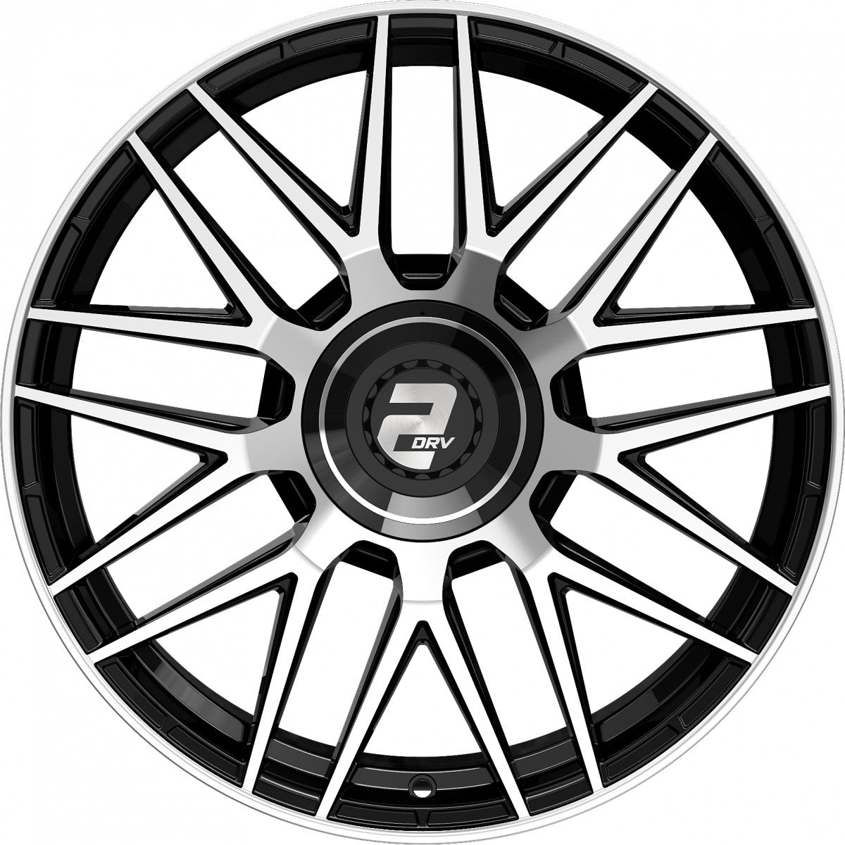 2DRV WH43 schwarz hochglanzpoliert 8.5x20 ET30 - LK5/112 ML66.6