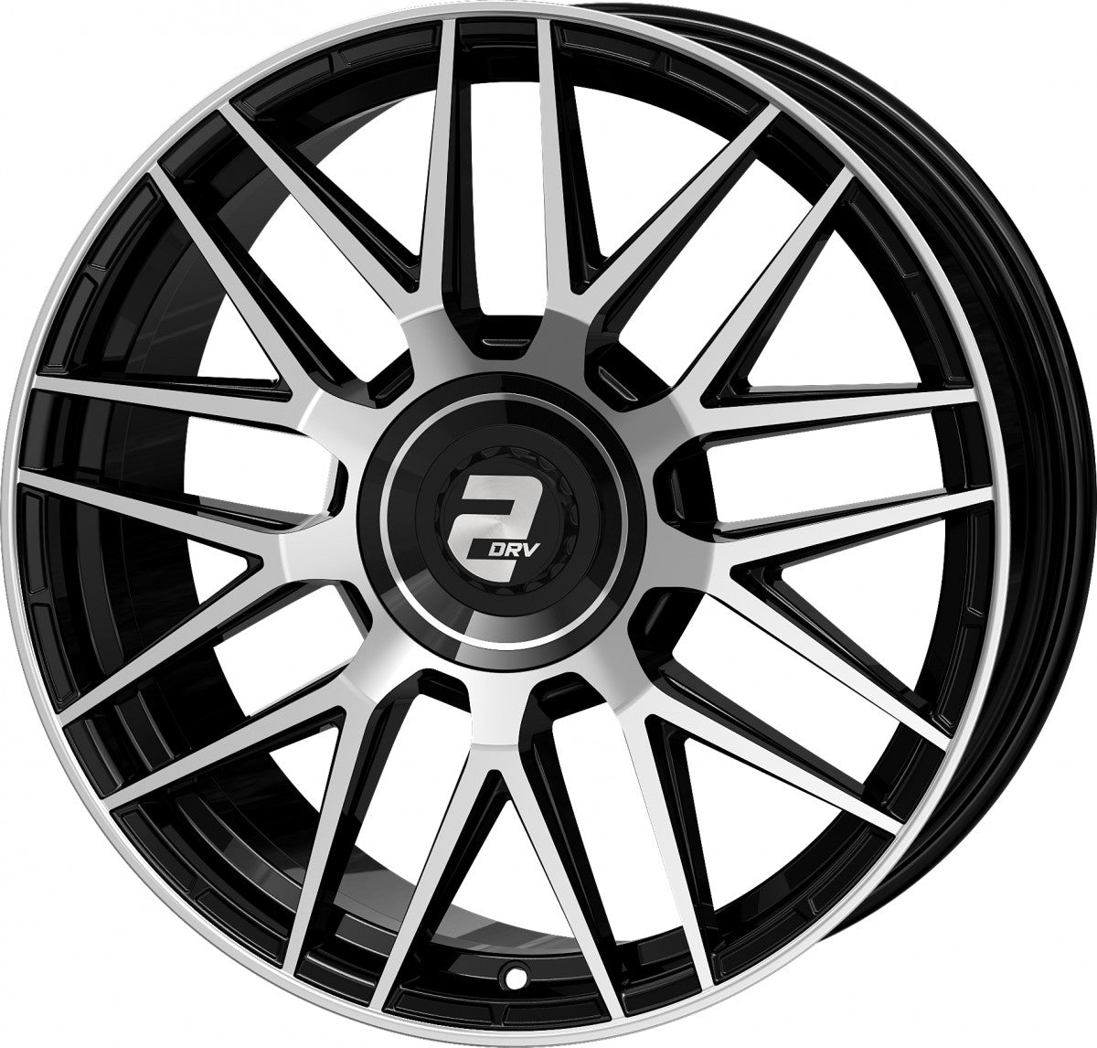 2DRV WH43 schwarz hochglanzpoliert 8.5x20 ET30 - LK5/112 ML66.6