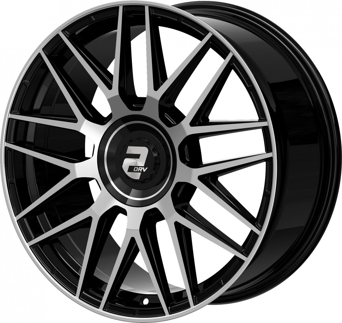 2DRV WH43 schwarz hochglanzpoliert 8.5x20 ET30 - LK5/112 ML66.6