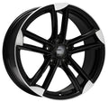 2DRV WH27 schwarz hochglanzpoliert Alufelge 8x18 Zoll ET25 LK 5x112 ML66.6
